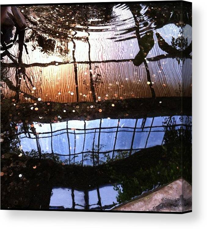  Canvas Print featuring the photograph Reflections In The Wish Pond ❤ by Zoe Pile