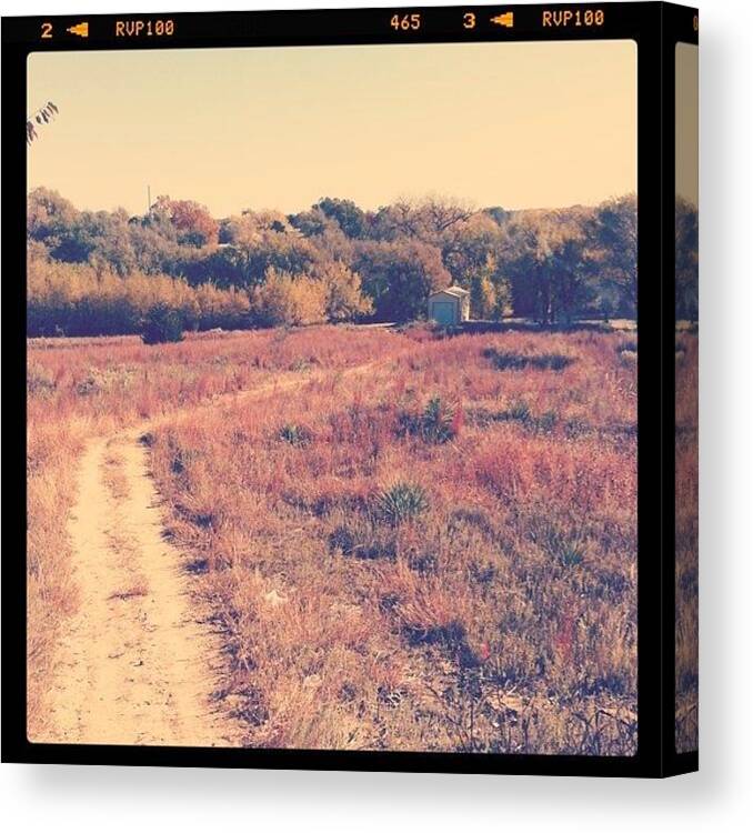 Landscape Canvas Print featuring the photograph Reydon, Ok by Marc Crow