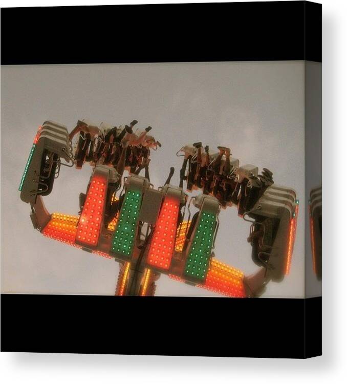 Fun Canvas Print featuring the photograph Ride Belmont Park by Jennifer Augustine