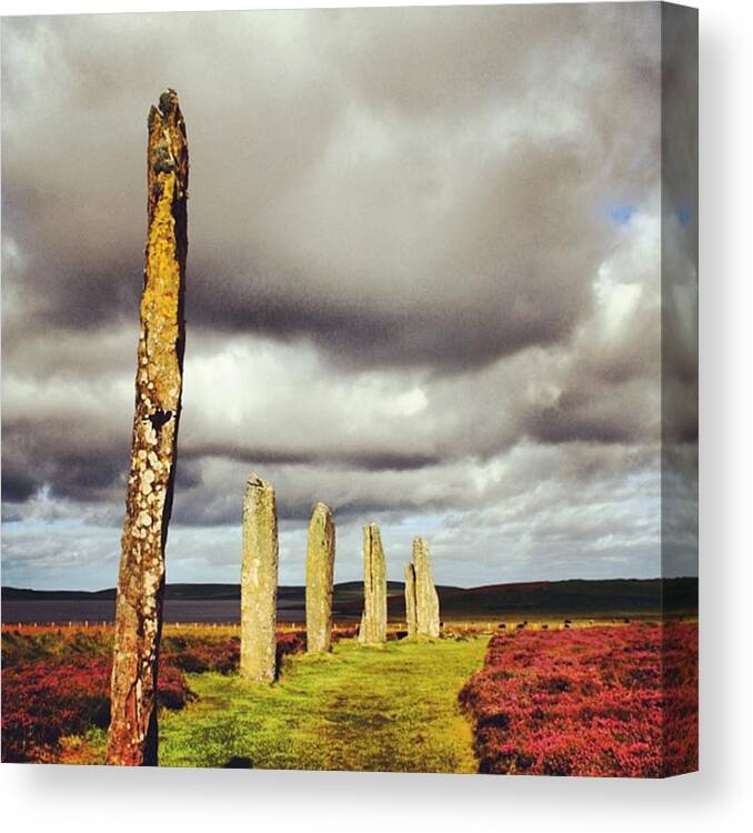 Scotland Canvas Print featuring the photograph Ring Of Brodgar by Luisa Azzolini