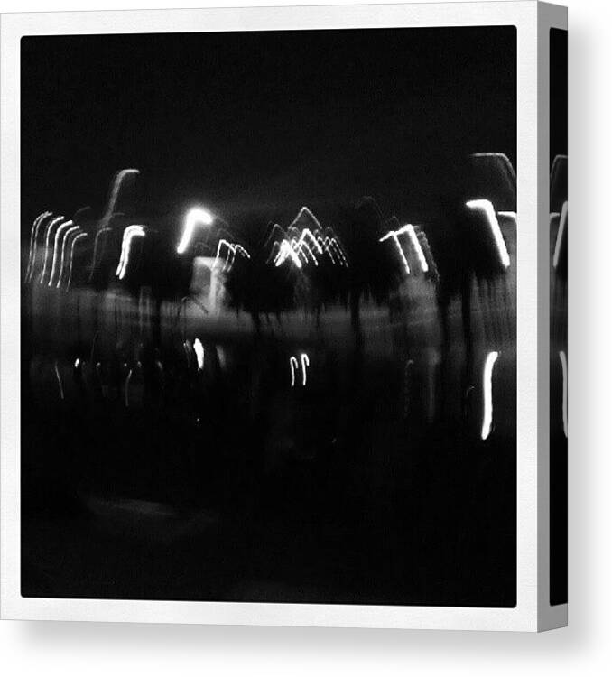 Lights Canvas Print featuring the photograph Riverbank Art Festival by Mojo Photo