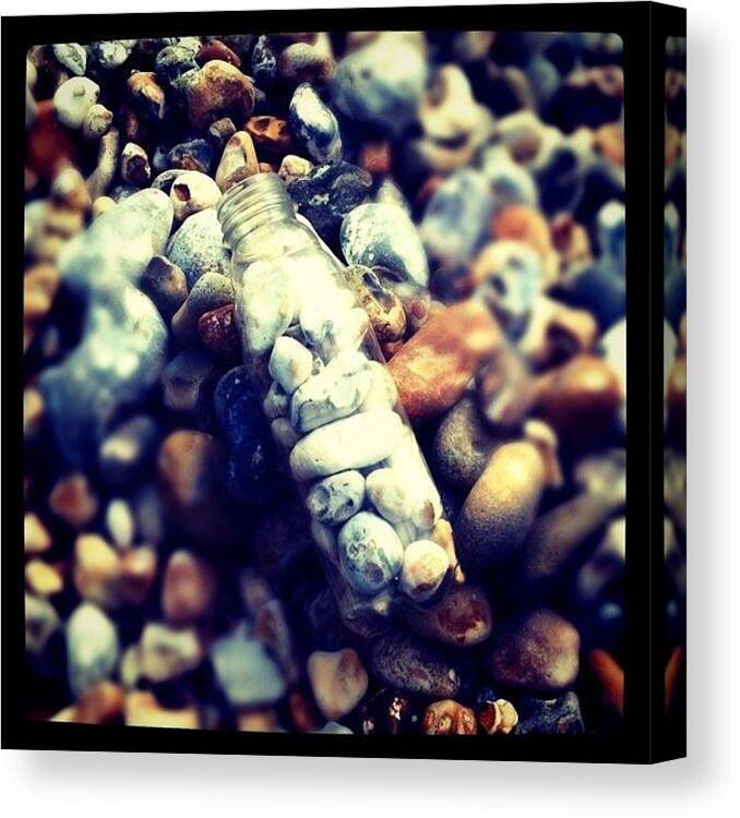 Rocks Canvas Print featuring the photograph Rocks In A Bottle by Daniel Hills