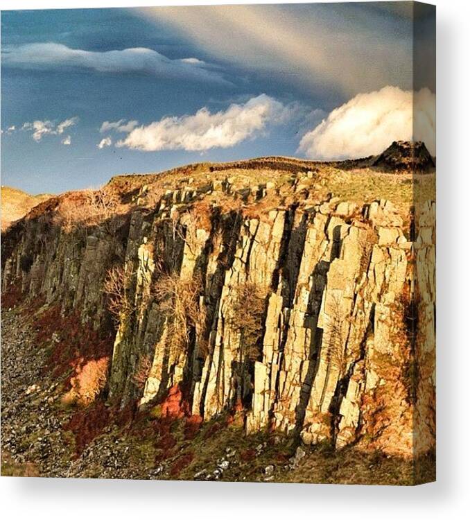 Beautiful Canvas Print featuring the photograph Rocky by Silva Halo