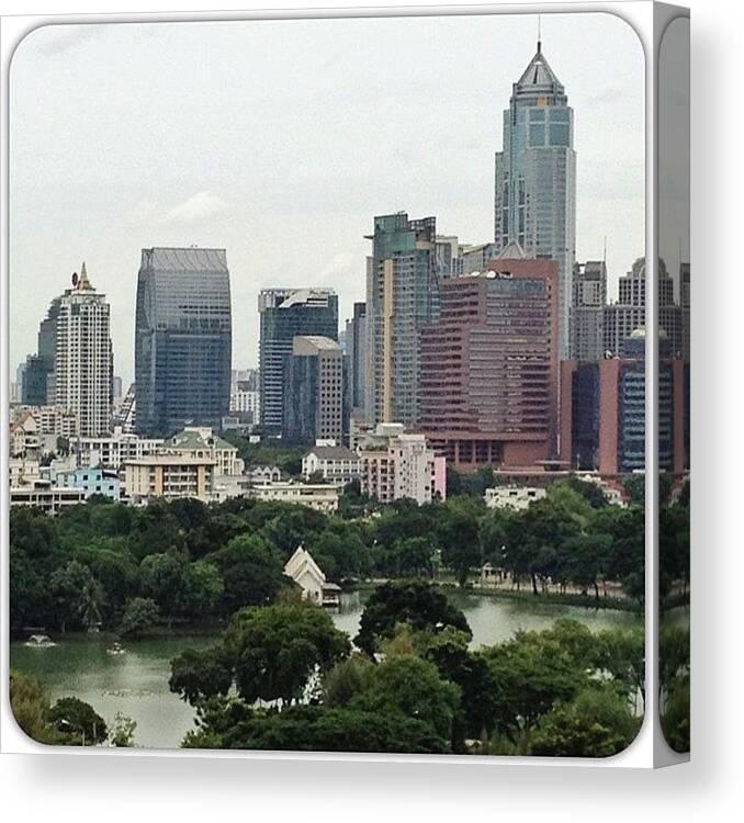 Bangkok Canvas Print featuring the photograph Room With A View by Will Banks