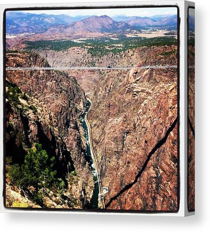  Canvas Print featuring the photograph Royal Gorge by Marc Crow