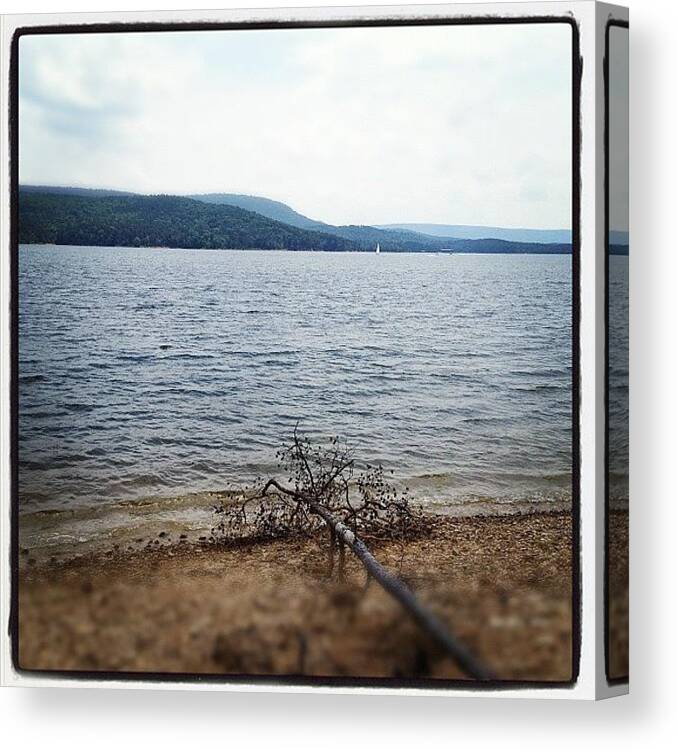 Lake Canvas Print featuring the photograph Sailing Lake Ouachita by Brooke Good