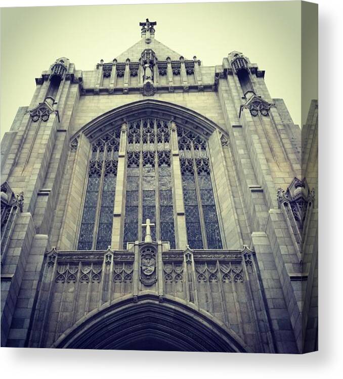 Instagram Canvas Print featuring the photograph Saint Dominic's. #picoftheday by Davis M