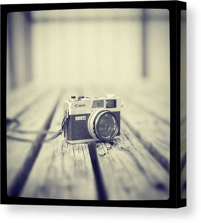 Beautiful Canvas Print featuring the photograph Say Cheese! #camera #picture #instagram by May Pinky ✨