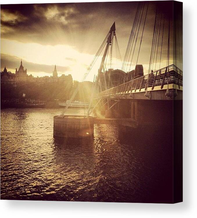 London Canvas Print featuring the photograph SE1 by Josh Cowls