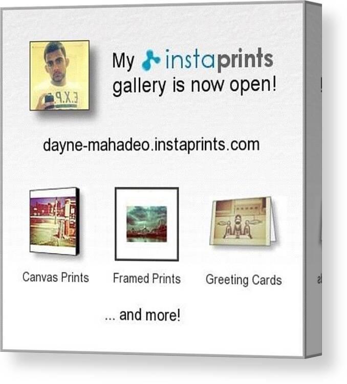  Canvas Print featuring the photograph Some Of U Wanted To Buy My Photo. Click by Dayne Mahadeo