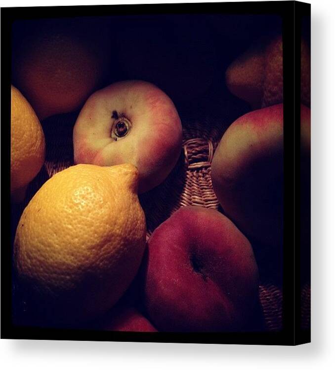  Canvas Print featuring the photograph Still Life From The Farmers Mkt by Gracie Noodlestein