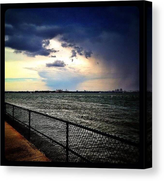 Instaaaaah Canvas Print featuring the photograph Storm Approaching by Natasha Marco
