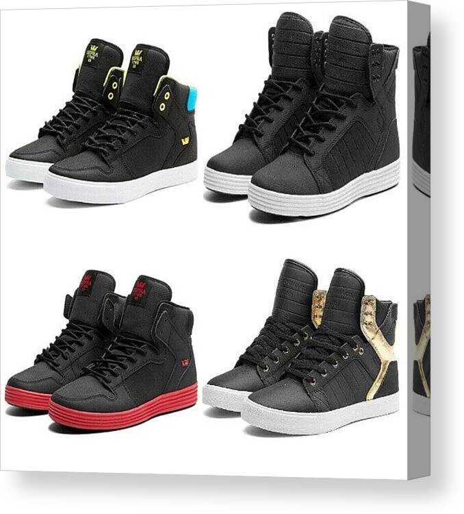 Swag Canvas Print featuring the photograph #supra #suprafootwear #style #swag by Paul Petey
