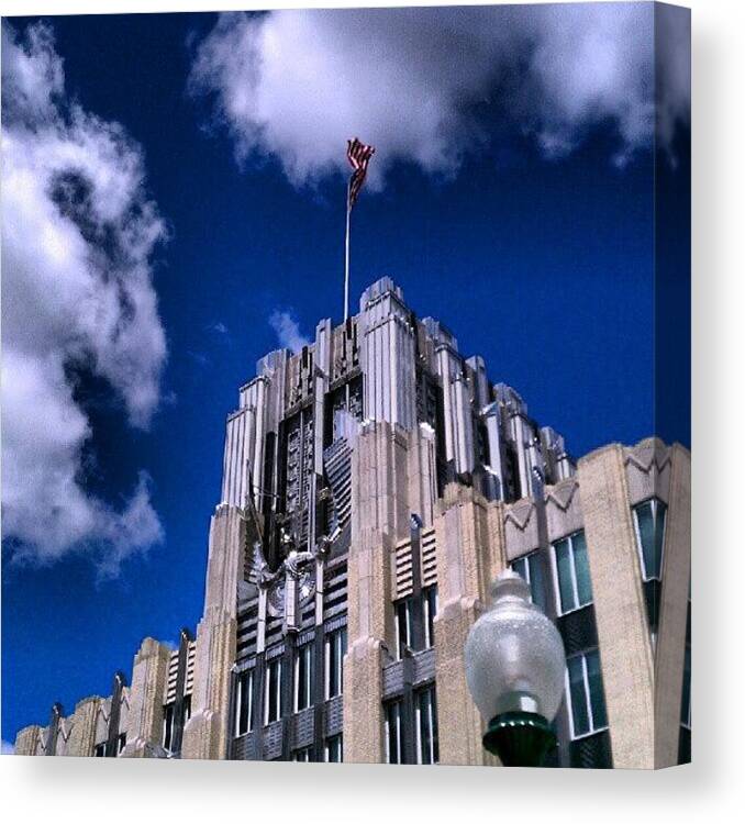 Building Canvas Print featuring the photograph Syr by Dan Piraino