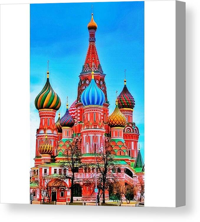 Beautiful Canvas Print featuring the photograph The Cathedral Of The Protection Of Most by Tommy Tjahjono