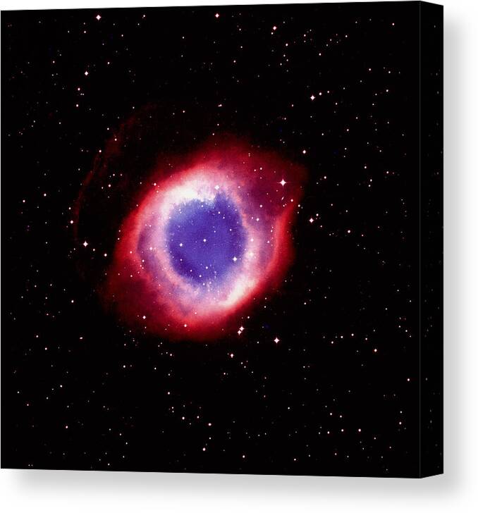 Ngc 7293 Canvas Print featuring the photograph The Helix Nebula by Celestial Image Co.