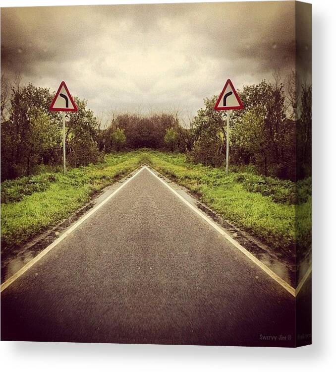 Instagram Canvas Print featuring the photograph The Road To Nowhere by Jimmy Lindsay