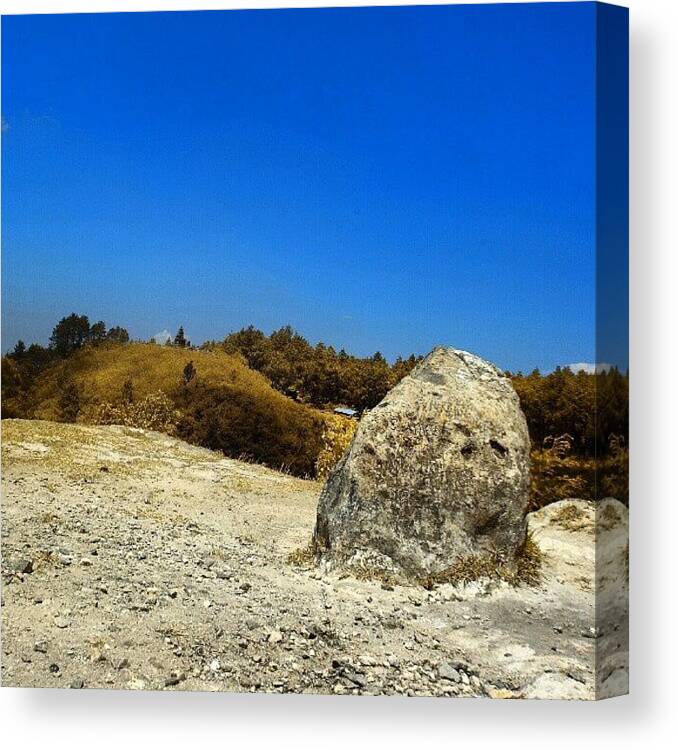  Canvas Print featuring the photograph The Rock by Tommy Tjahjono
