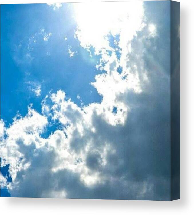 Utahsky Canvas Print featuring the photograph The Sun Is Shining, And Everything Is by Becca Watters