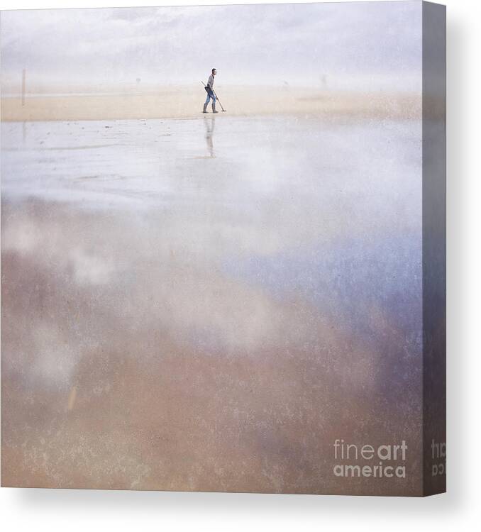 The Treasure Hunter Canvas Print featuring the photograph The treasure hunter by Paul Grand