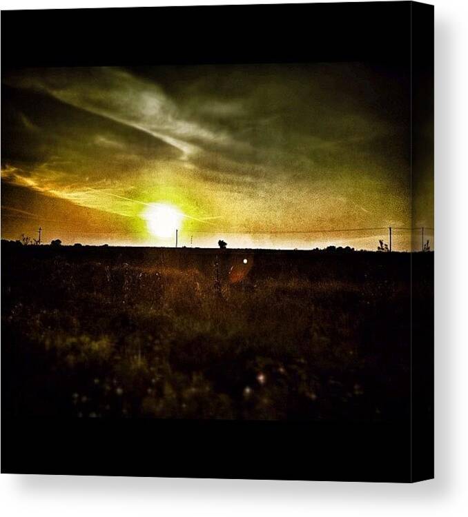 Color Canvas Print featuring the photograph Time To Head Home by Christian Mirando