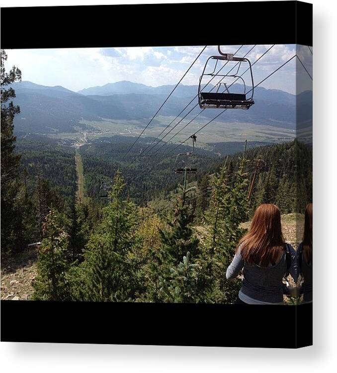Naturehottie Canvas Print featuring the photograph Top Of Angel Fire. #nofilter by Jacob Tenorio