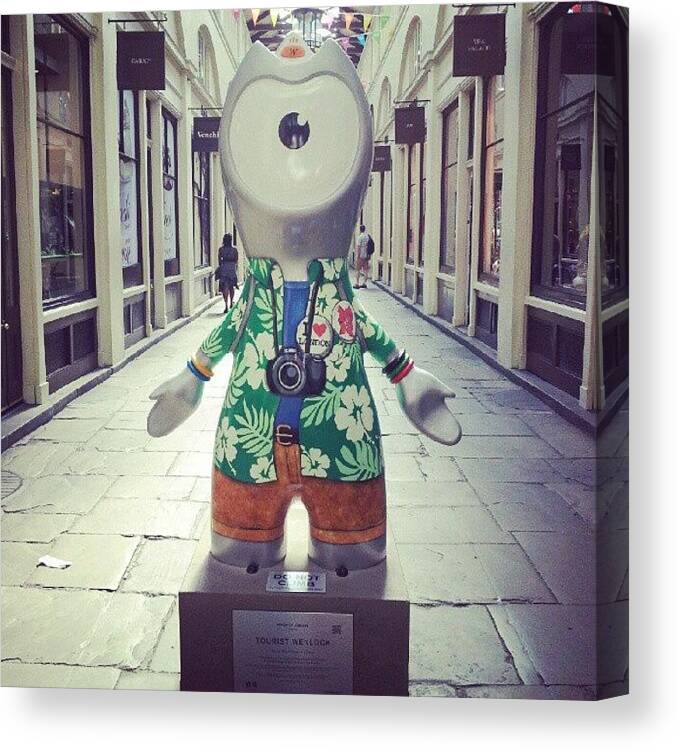 Wenlock Canvas Print featuring the photograph Tourist Wenlock by Lynda Larbi