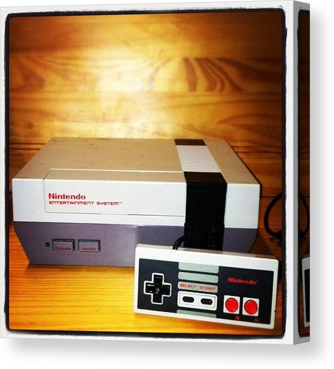 Toy Canvas Print featuring the photograph #toy #marchphotoaday Nes by Rob Beasley