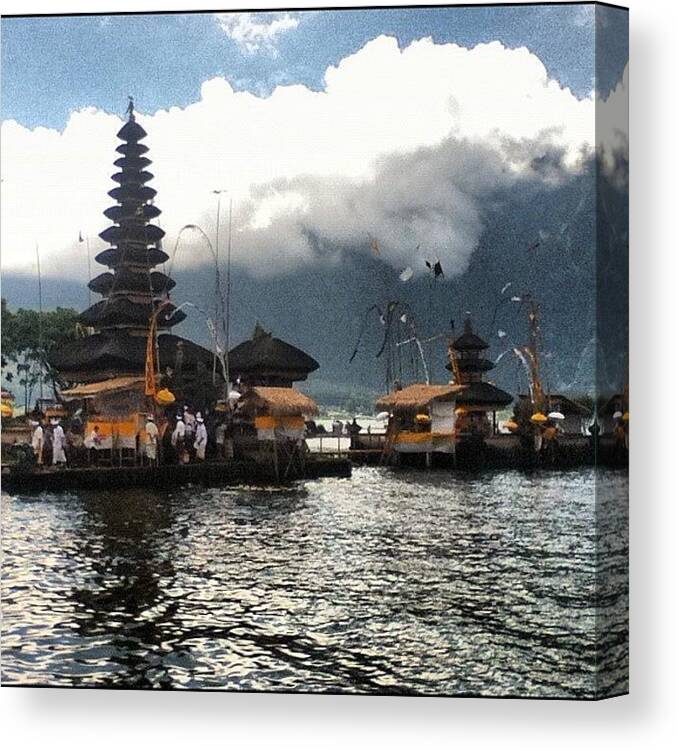 Vacation Canvas Print featuring the photograph Ulun Danu by Jessica Daubenmire