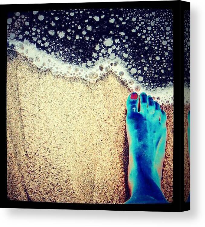 Navema Canvas Print featuring the photograph Upon These Shores by Natasha Marco