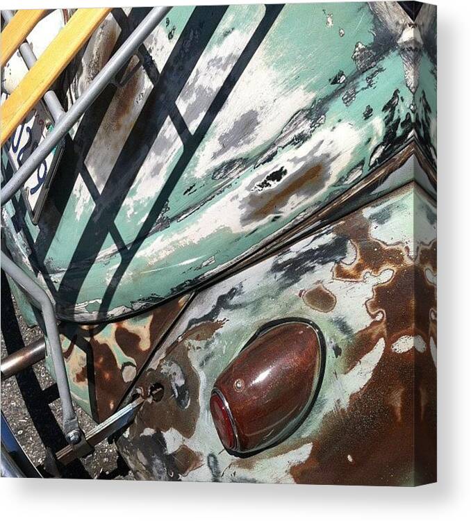 Volkswagon Canvas Print featuring the photograph VW Abstract by Gwyn Newcombe