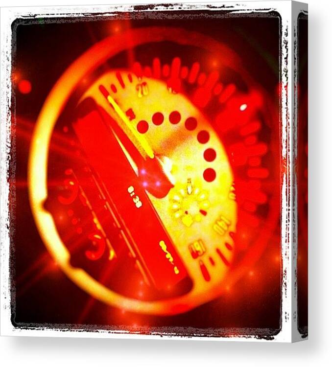 Rcspics Canvas Print featuring the photograph Warp Indicator by Dave Edens