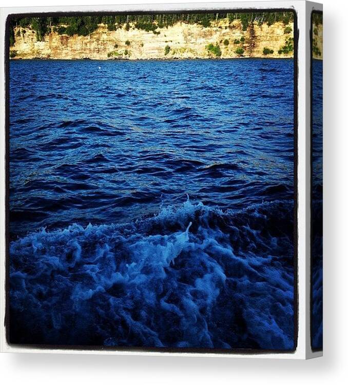 Lakesuperior Canvas Print featuring the photograph West Side Story by Angela Josephine