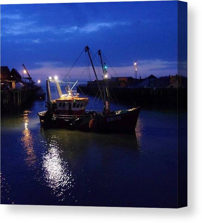 Boat Canvas Print featuring the photograph Whitstable Trawler by Gareth Brand