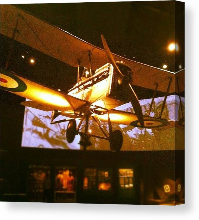 Ww1 Canvas Print featuring the photograph WW1 Biplane by Brent McGilvary