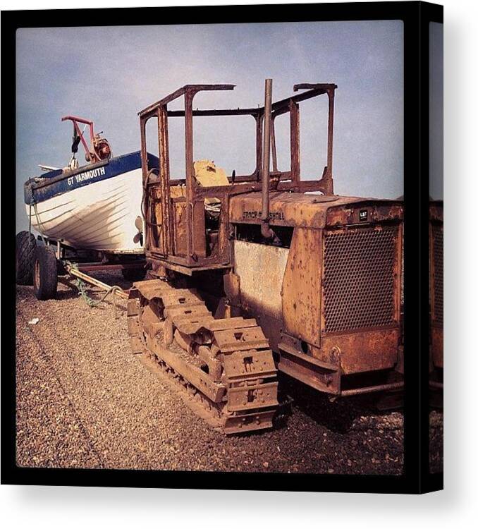 Gt Yarmouth Canvas Print featuring the photograph Yarmouth Rust by Oliver Smith