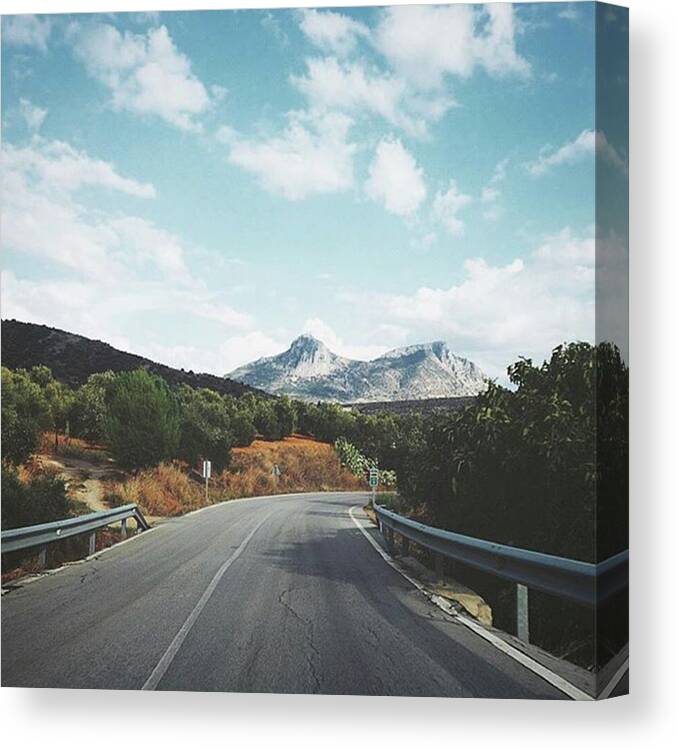Travel Canvas Print featuring the photograph • Bigger Skies •

travelling by Dan Cook