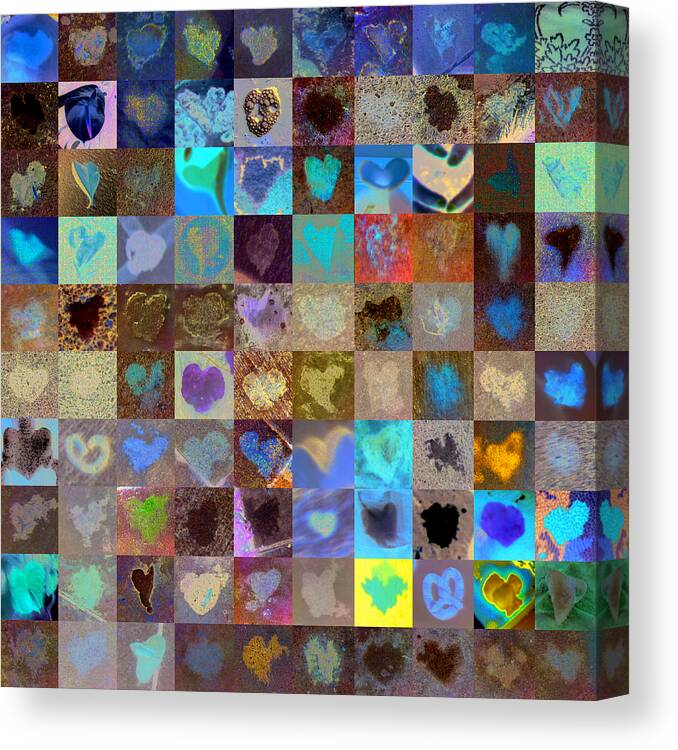 Heart Images Canvas Print featuring the photograph Eight Hundred Series by Boy Sees Hearts