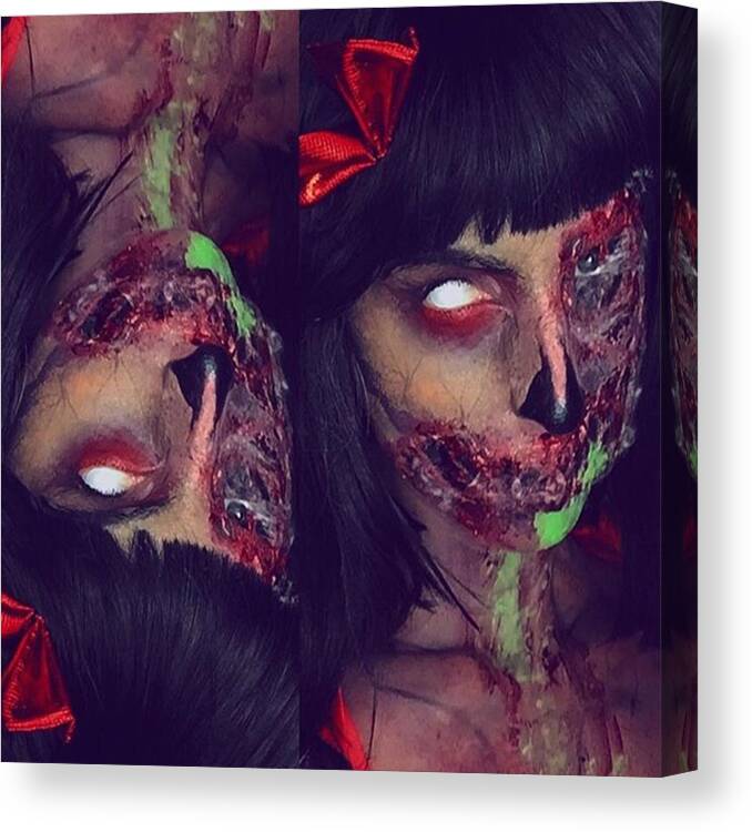 Sfxmakeup Canvas Print featuring the photograph 🌹 S N O W . W H I T E 🌹
check by Susann Grassow