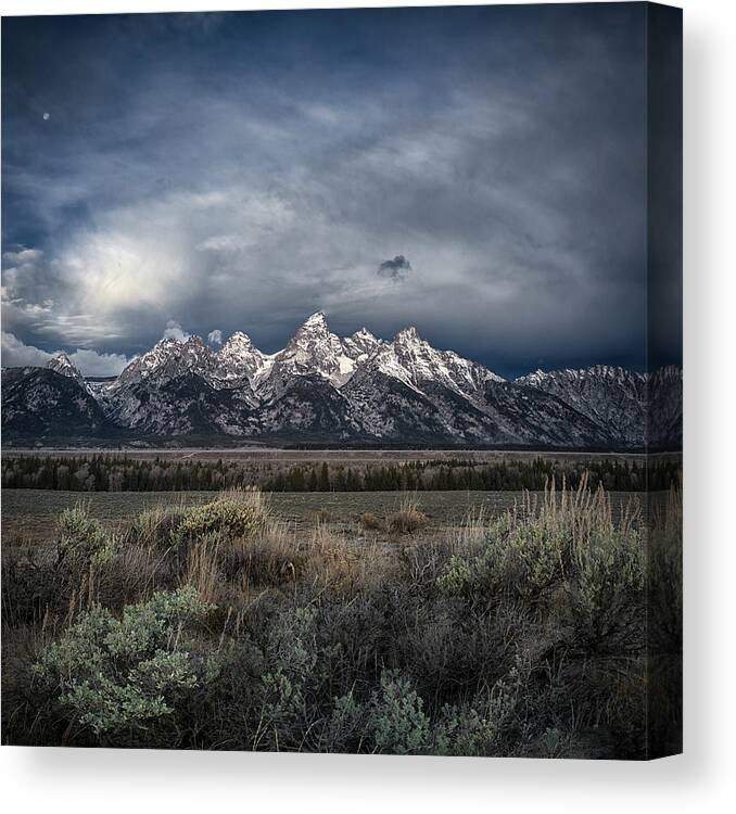 Wyoming Canvas Print featuring the photograph America The Beautiful #2 by Robert Fawcett