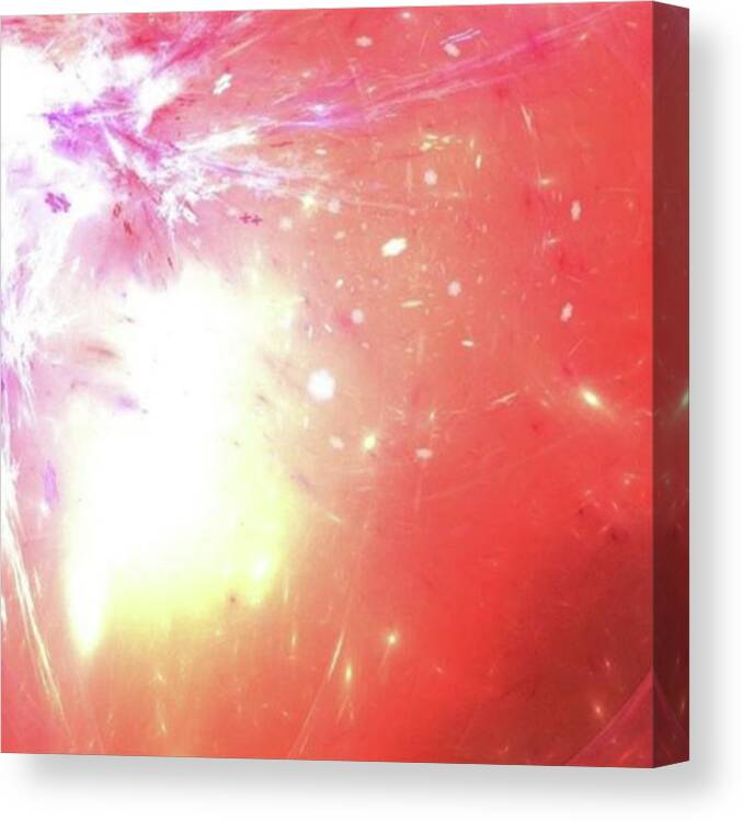 Contemporaryart Canvas Print featuring the photograph #art #abstract #digitalart #fractals #1 by Dx Works
