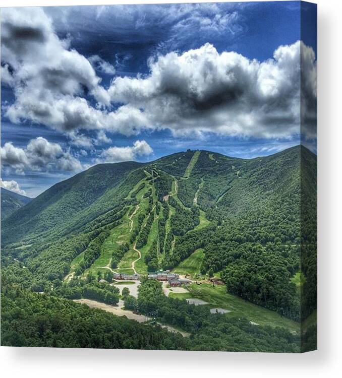 Mountains Canvas Print featuring the photograph #cloud #clouds #instagood #sky #1 by Knowgood Design