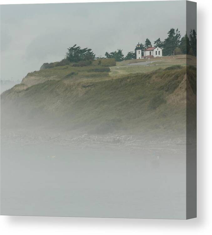 Ft. Casey Canvas Print featuring the photograph Ft. Casey Lighthouse #2 by Tony Locke