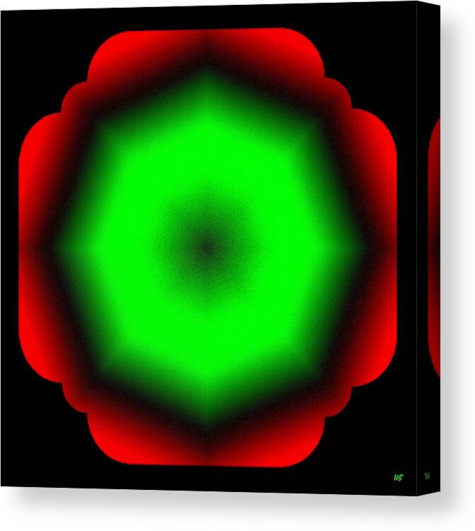 Abstract Canvas Print featuring the digital art Harmony 26 #1 by Will Borden