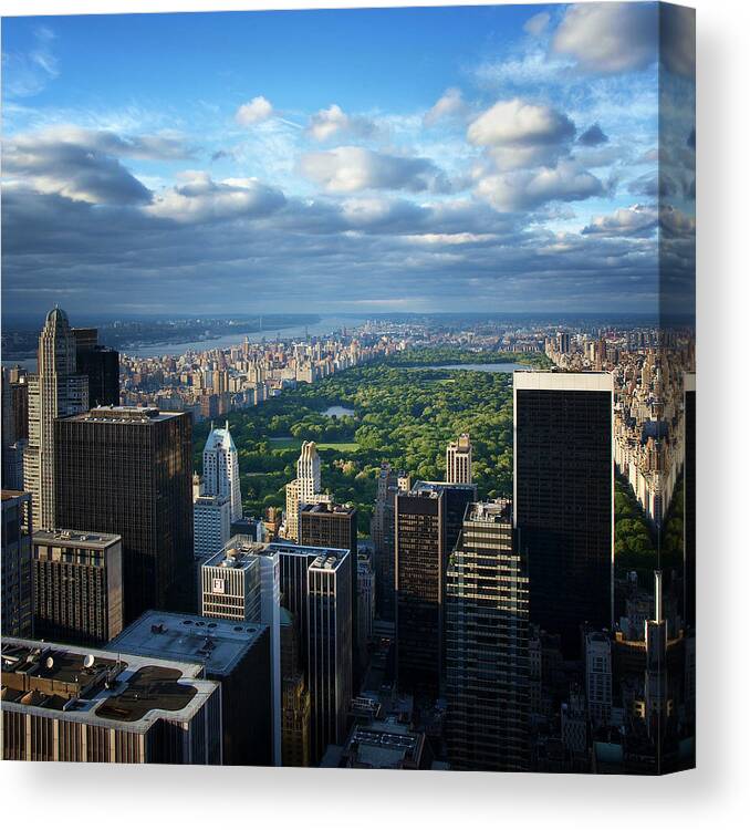 Ny Canvas Print featuring the photograph NYC Central Park by Nina Papiorek