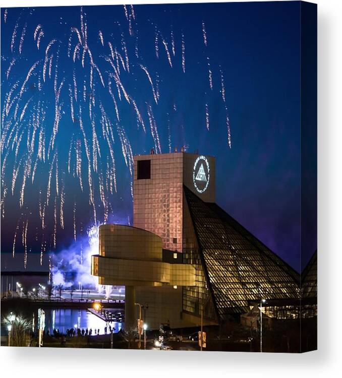  Canvas Print featuring the photograph Rock Hall Celebration #1 by Dale Kincaid