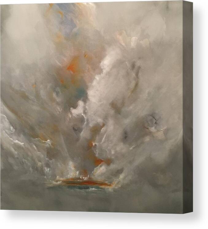 Abstract Canvas Print featuring the painting Solo Io by Soraya Silvestri