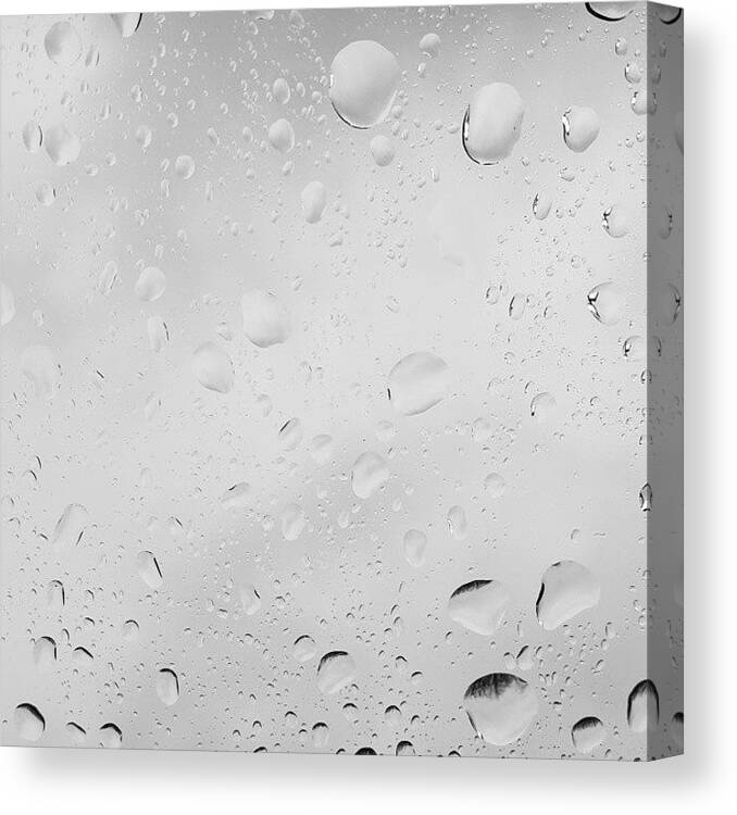 Raindrops Canvas Print featuring the photograph 100 Things To Do While Waiting For Your by Erin Cadigan