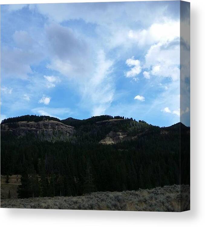 Montana Canvas Print featuring the photograph Mountain majesty by Jonathan Stoops