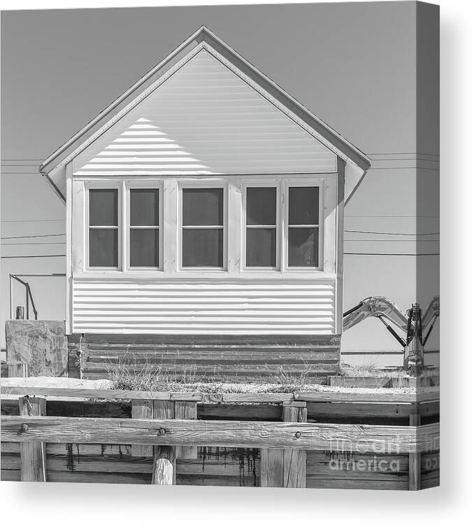 Cape Cod Canvas Print featuring the photograph 18 - Begonia - Flower Cottages Series by Edward Fielding
